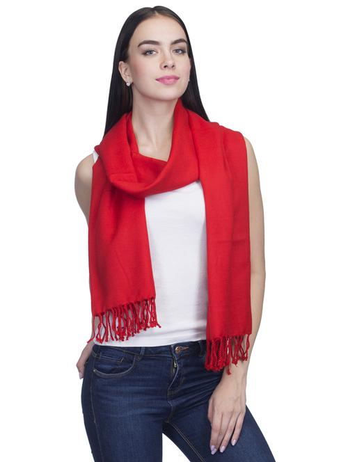 red wool stole - 15503919 - Standard Image - 1