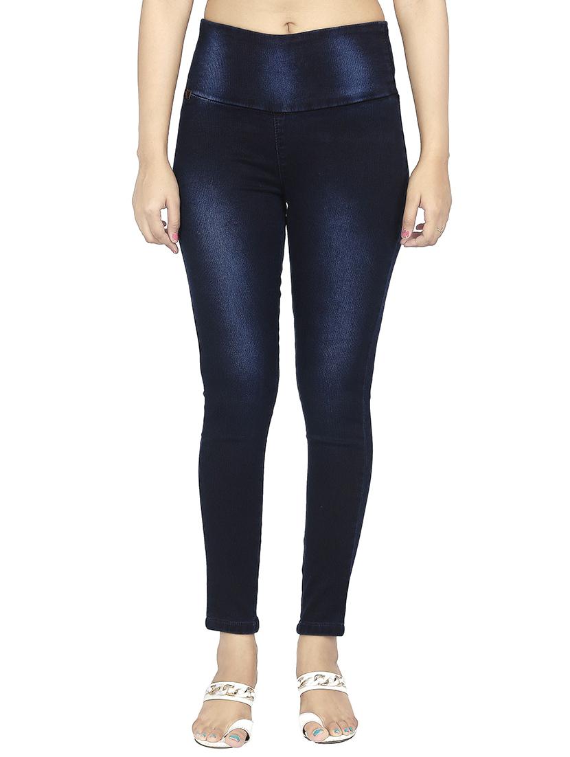 High-rise denim jeggings - 15504685 - Zoom Image - 1