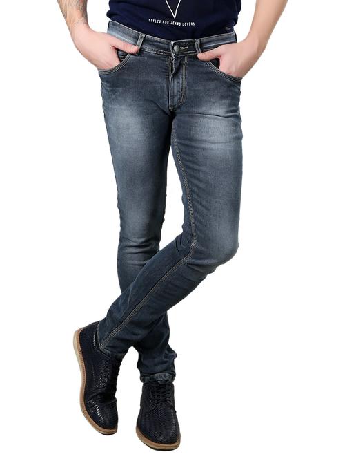 grey denim washed jeans - 15504848 - Very Small Image - 1