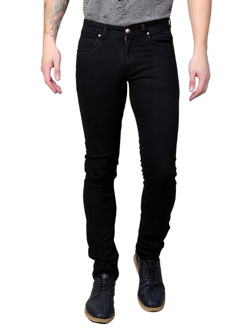 black denim plain jeans - 15504859 - Very Small Image - 1