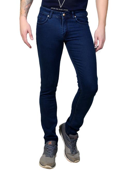 blue denim plain jeans - 15504866 - Standard Image - 1
