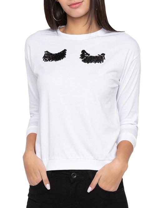 sequin detailed regular top - 15504958 - Standard Image - 1