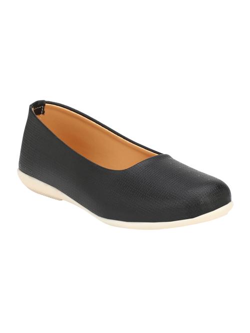 black slip on ballerinas - 15504985 - Standard Image - 1