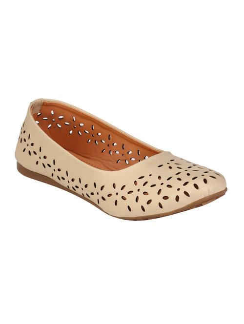 beige slip on ballerinas - 15504991 - Standard Image - 1