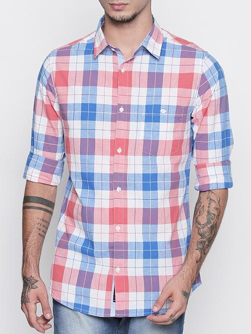 multi colored cotton casual shirt - 15505390 - Standard Image - 1