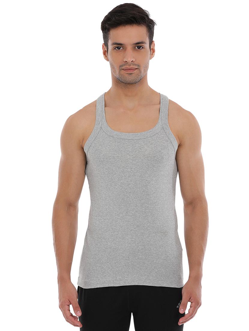grey cotton vest - 15505547 - Zoom Image - 1