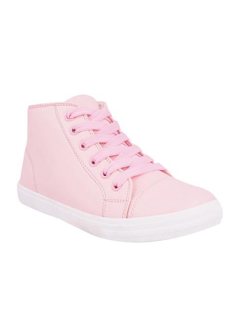 pink lace-up sneakers - 15505696 - Standard Image - 1