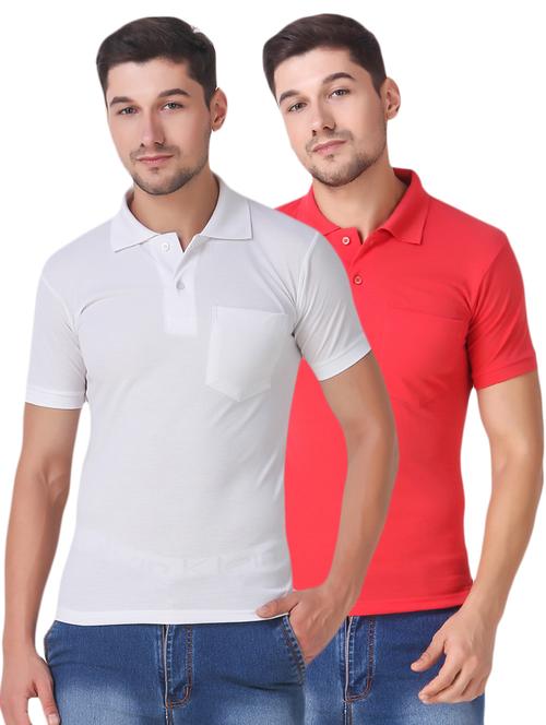 multi colored cotton combos t-shirt (set of 2) - 15505921 - Very Small Image - 1