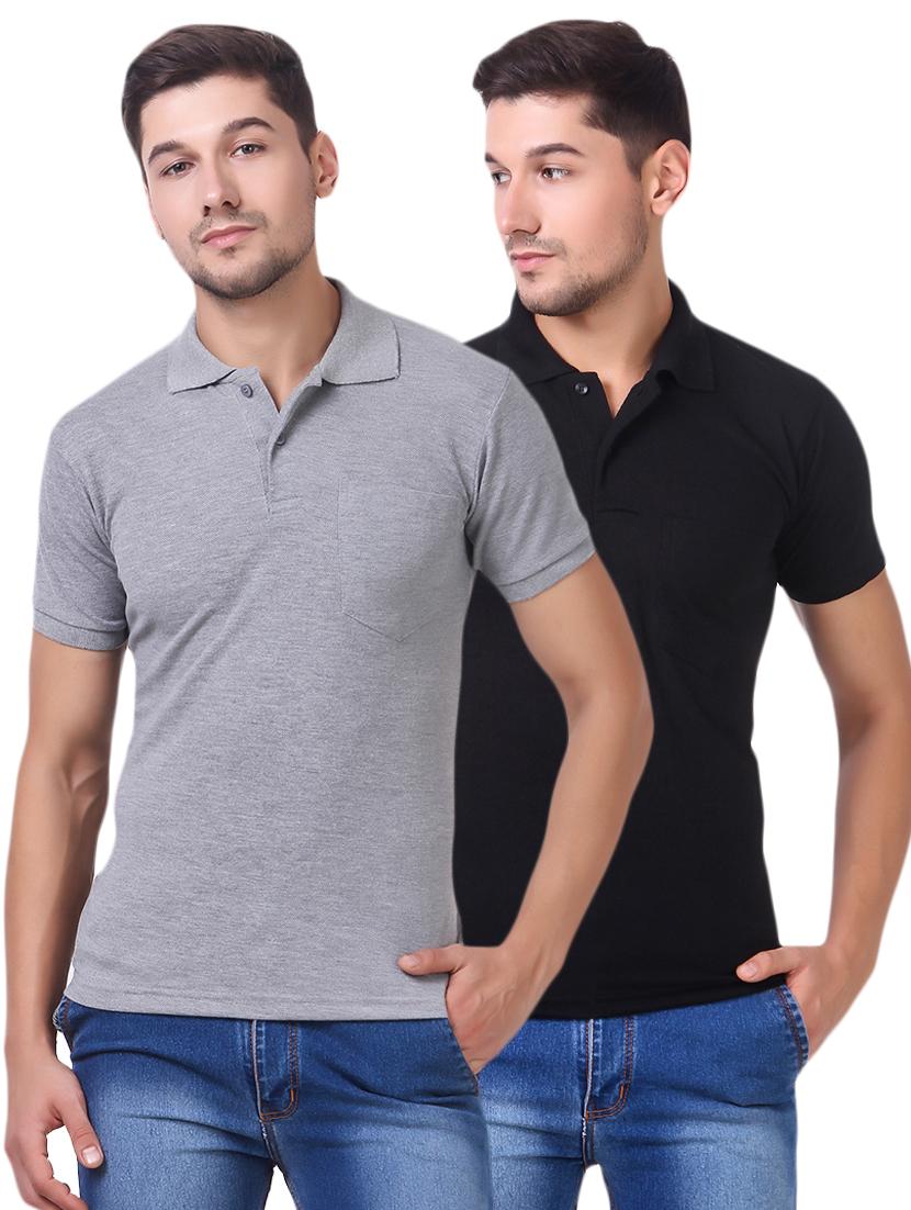 multi colored cotton combos t-shirt (set of 2) - 15505923 - Zoom Image - 1