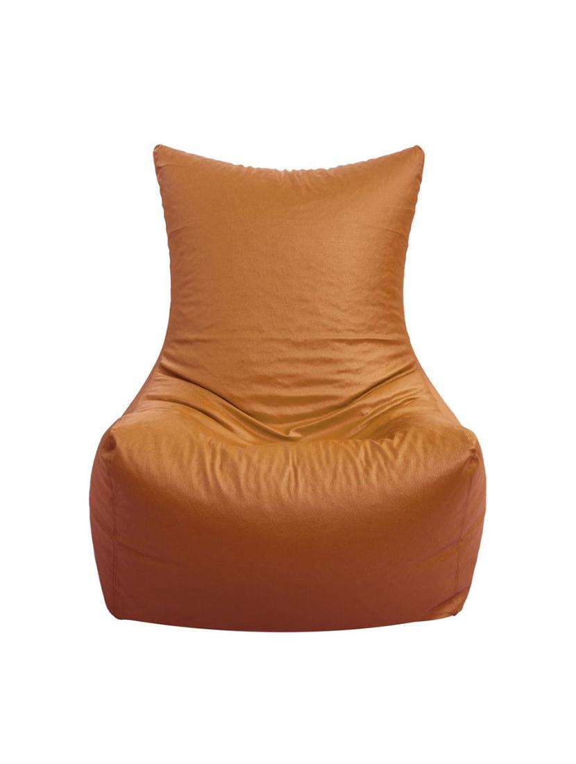Artificial Leather Chair Orange Bean Bag Cover_XXL - 15505939 - Zoom Image - 1