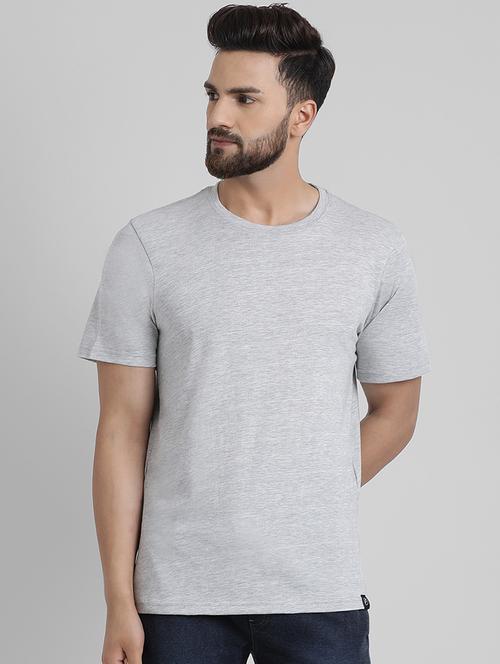 grey cotton t-shirt - 15505976 - Standard Image - 1