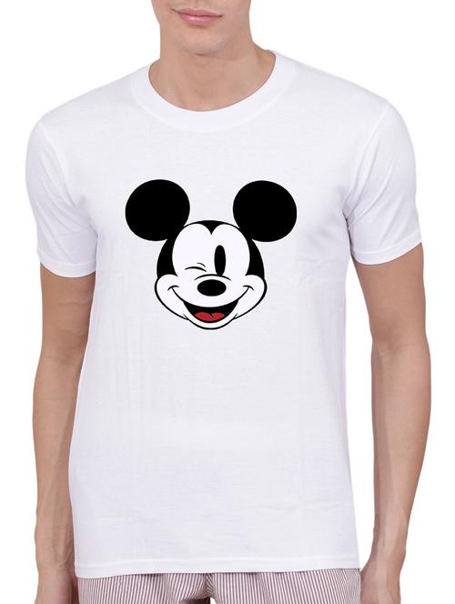 white cotton character t-shirt - 15506013 - Standard Image - 1