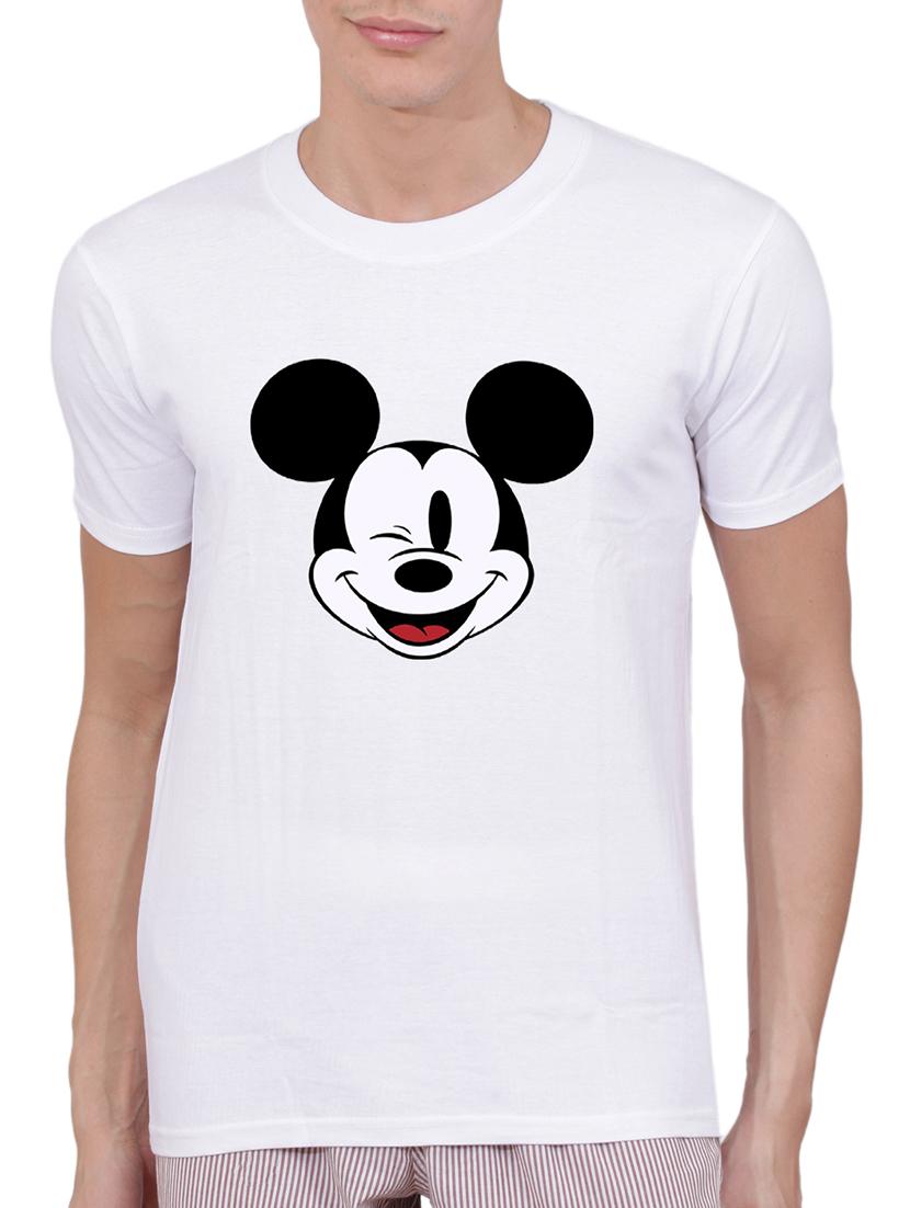 white cotton character t-shirt - 15506013 - Zoom Image - 1