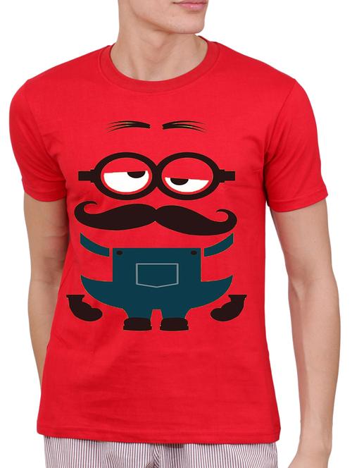 red cotton character t-shirt - 15506046 - Standard Image - 1