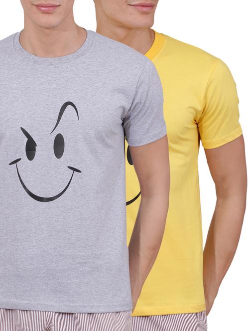 multi colored cotton combo t-shirt - 15506144 - Standard Image - 1