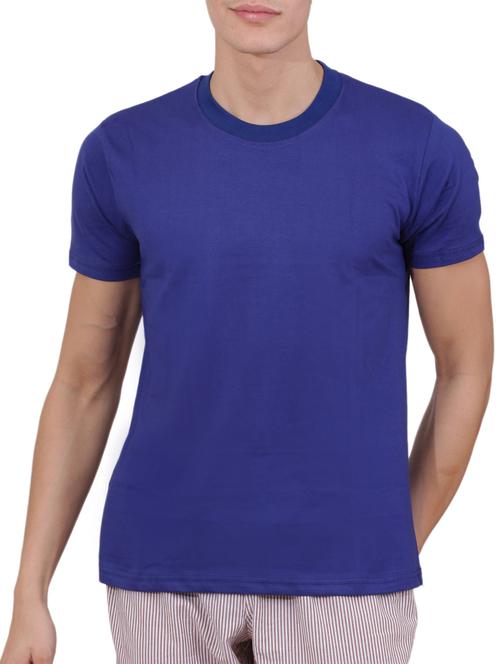 blue cotton t-shirt - 15506196 - Standard Image - 1