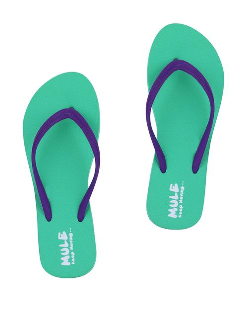 green toe separator flip flops - 15506479 - Standard Image - 1
