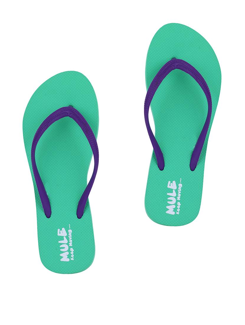 green toe separator flip flops - 15506479 - Zoom Image - 1