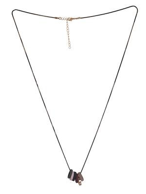multi colored metal long necklace - 15507788 - Standard Image - 2