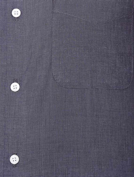grey cotton formal shirt - 15512521 - Zoom Image - 4