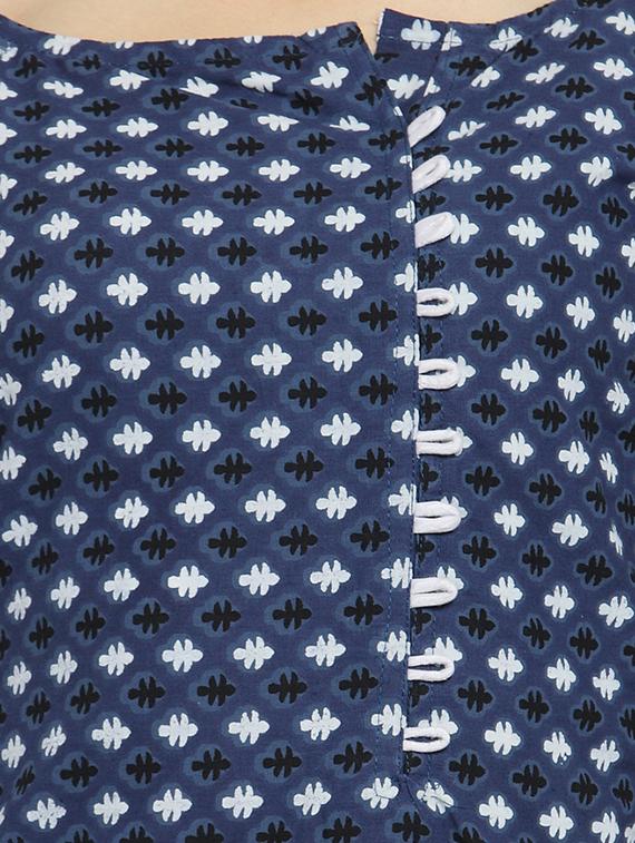 printed straight kurta - 15512899 - Zoom Image - 5