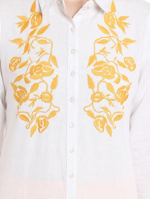 straight embroidered kurti - 15513427 - Standard Image - 4