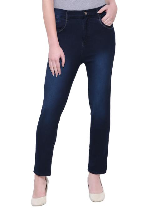 Stone wash high-rise jeans - 15513738 - Very Small Image - 1