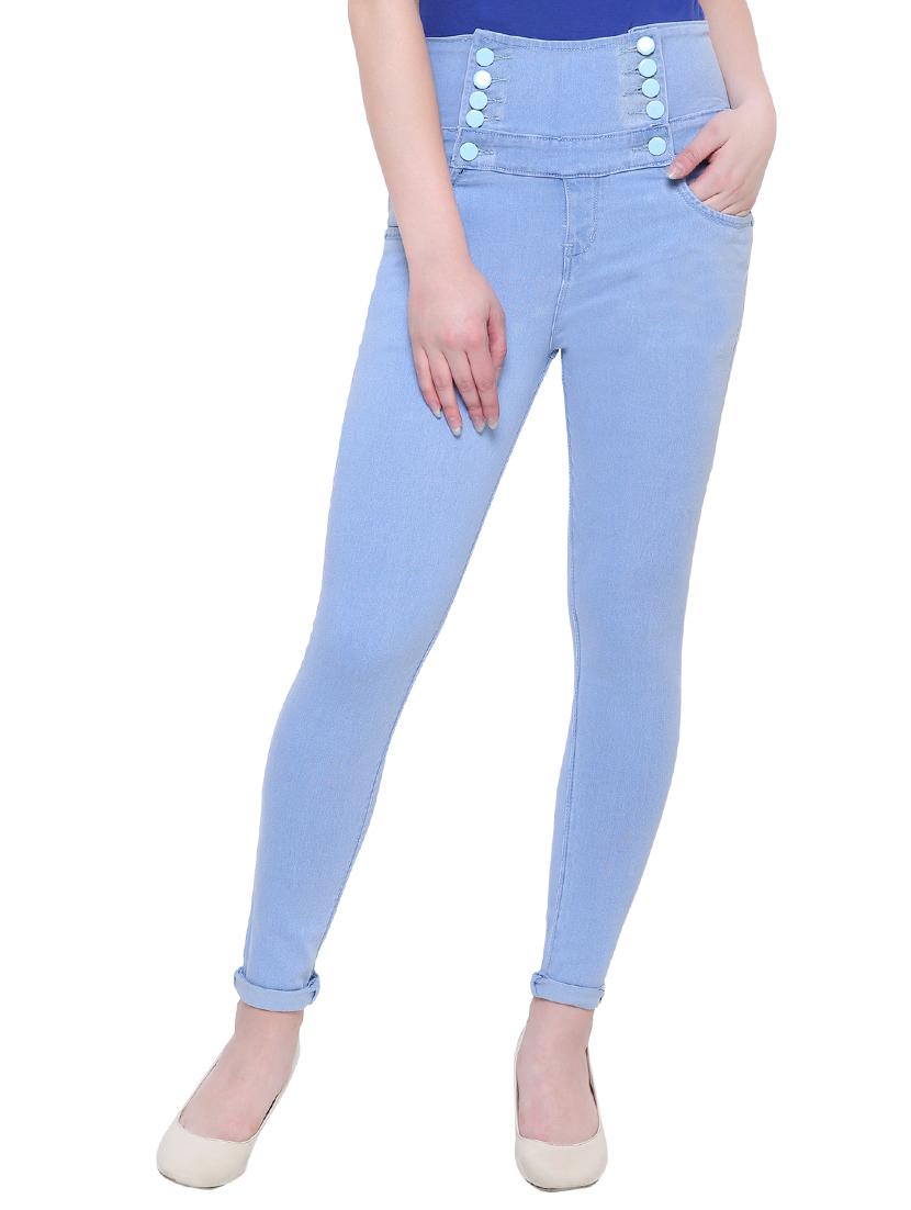 high-rise denim jeggings - 15513748 - Zoom Image - 1