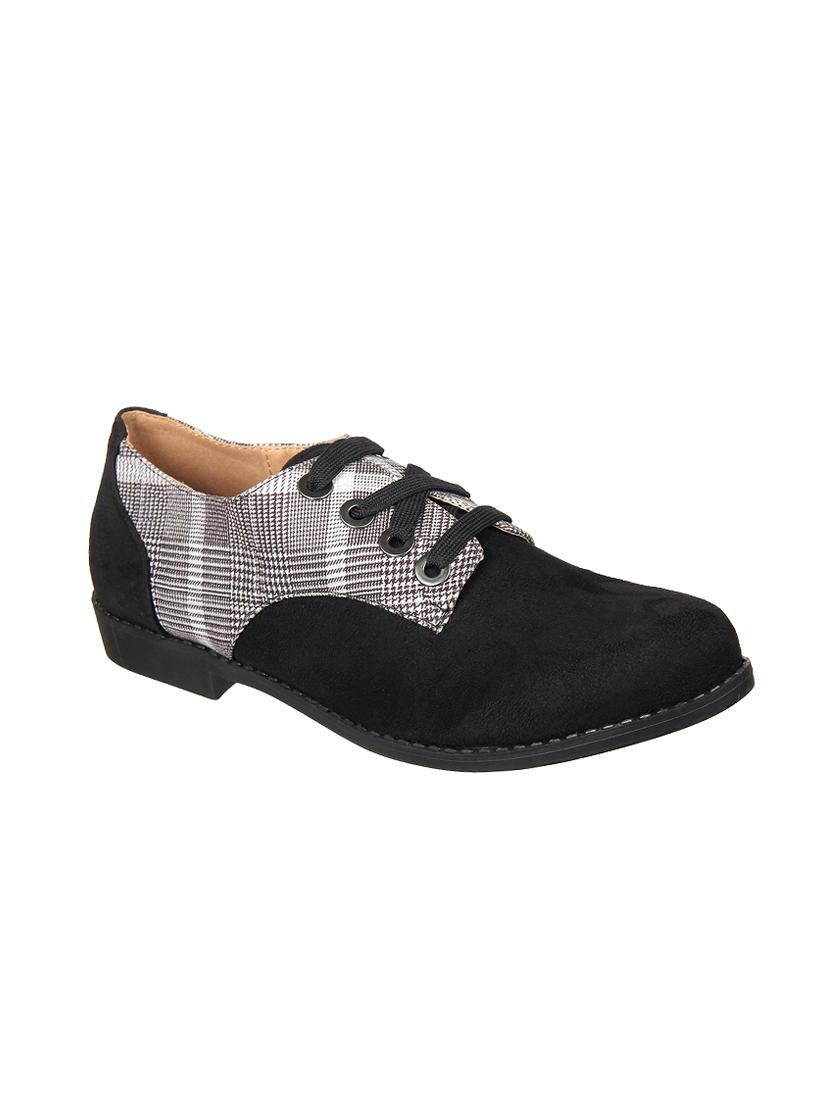 black lace-up casual shoes - 15515029 - Zoom Image - 1