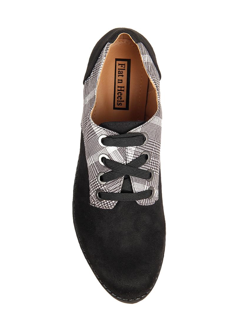 black lace-up casual shoes - 15515029 - Zoom Image - 4