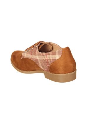 tan lace-up casual shoes - 15515039 - Standard Image - 3