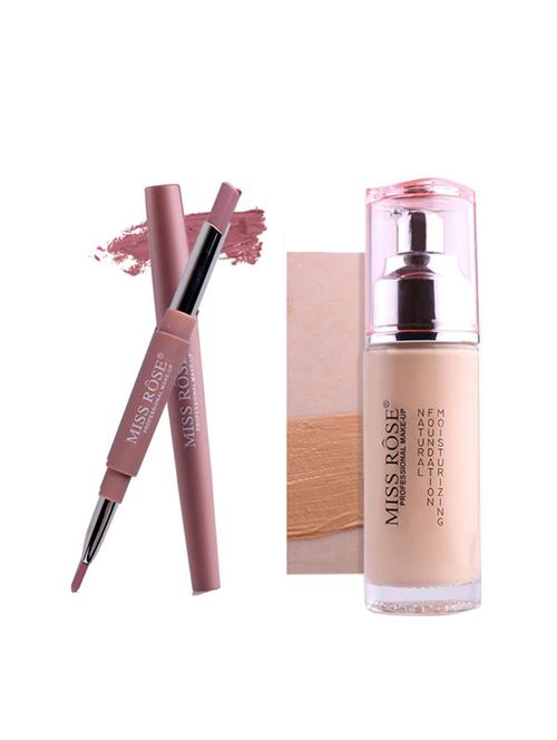 miss rose combo (lipstick + foundation) - 15516430 - Standard Image - 1