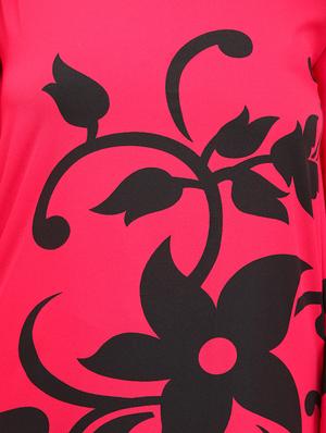 round neck floral kaftan - 15516942 - Standard Image - 4
