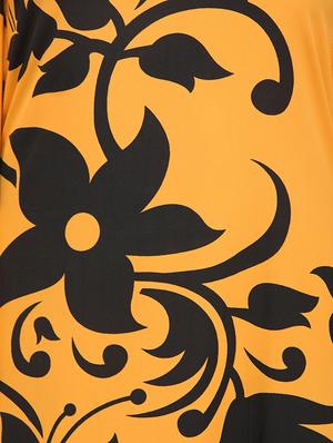 scoop neck floral kaftan - 15516946 - Standard Image - 4
