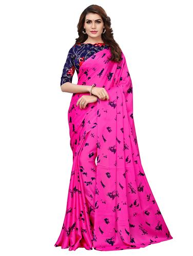digital abstract printed saree with blouse - 15516995 - Very Small Image - 1