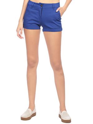 side taping mid-waist shorts - 15517453 - Standard Image - 1