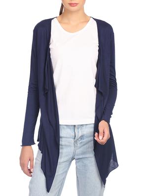 asymmetric knitted shrug - 15517455 - Standard Image - 1