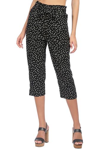 tie-knot waist polka dotted capri - 15517456 - Very Small Image - 1