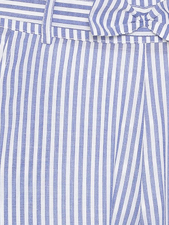 bow detailed striped trousers - 15518031 - Zoom Image - 5