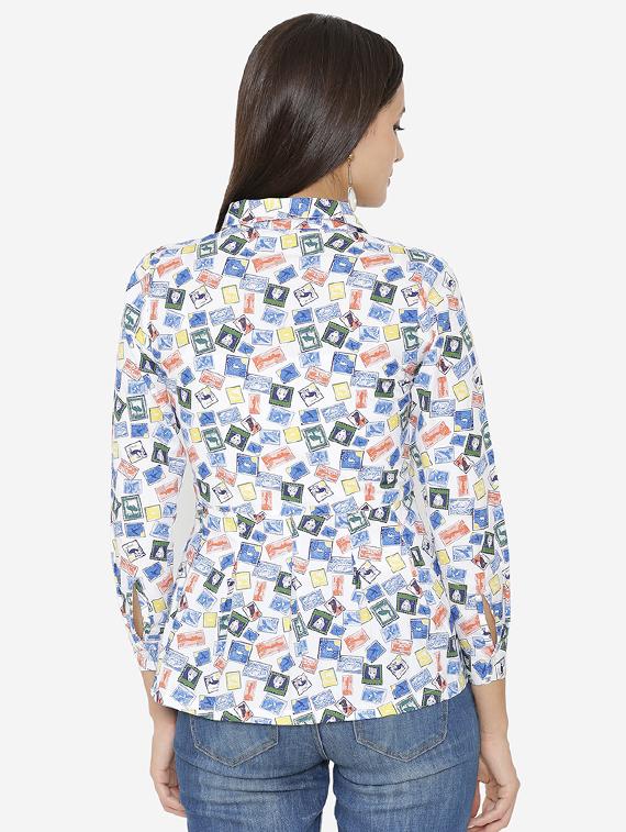conversational print shirt - 15518051 - Zoom Image - 3