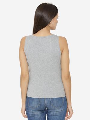 sleeveless keyhole neck top - 15518052 - Standard Image - 3