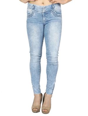 stone washed denim jeans - 15518245 - Standard Image - 1
