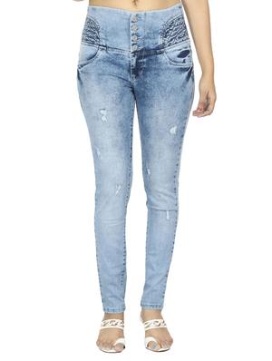 stone washed distressed jeans - 15518246 - Standard Image - 1