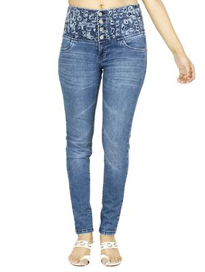 high waist slim fit jeans - 15518247 - Standard Image - 1