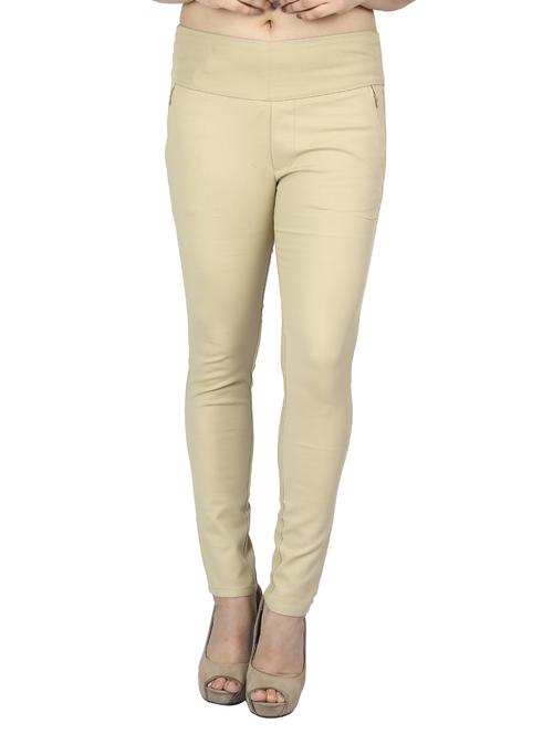 mid waist solid jegging - 15518253 - Standard Image - 1