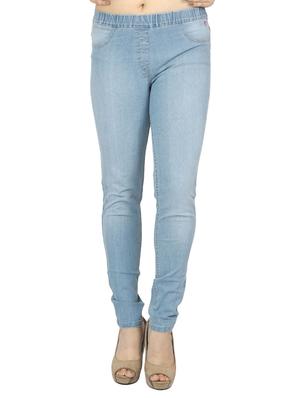 mid waist denim jegging - 15518267 - Standard Image - 1