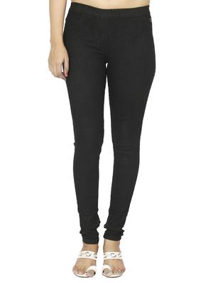 mid waist solid jegging - 15518269 - Standard Image - 1