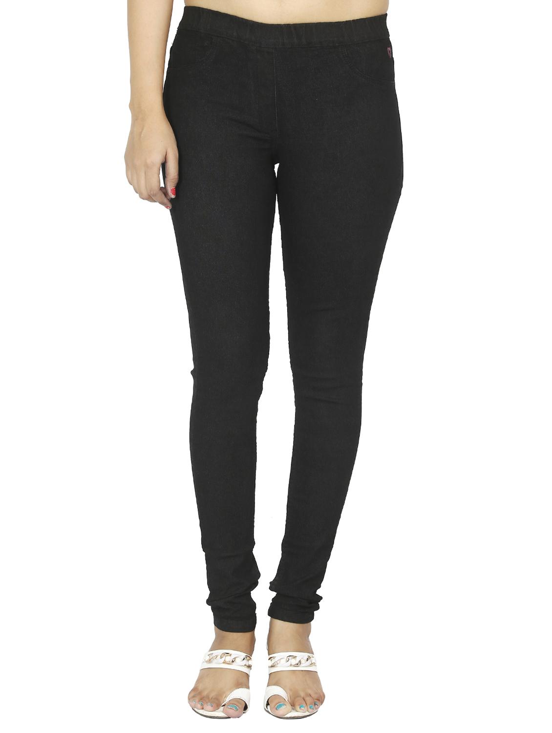 mid waist solid jegging - 15518269 - Zoom Image - 1