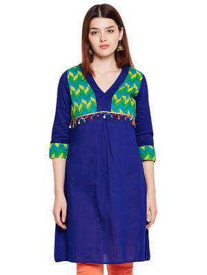 Straight embellished kurti - 15518300 - Standard Image - 1