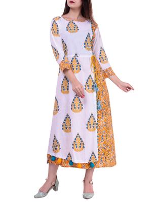 Printed layered kurta - 15518377 - Standard Image - 1
